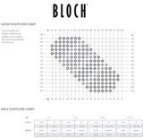 Bloch tights womens size chart