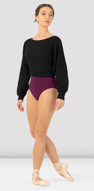 Knit Crop Sweater Z1179 by Bloch