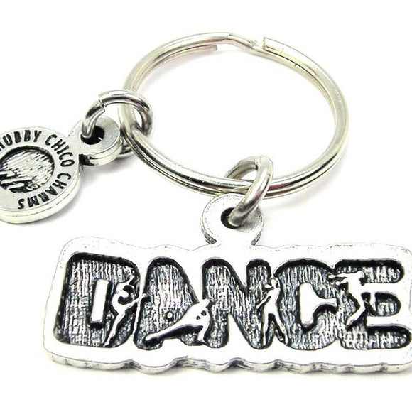 Ballet Charm Keychain