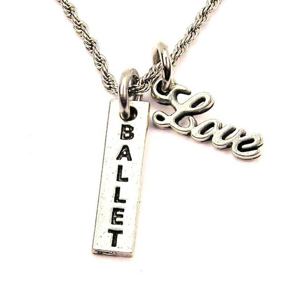 Ballet Charm Rope Necklace