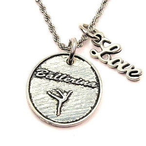 Ballet Charm Rope Necklace