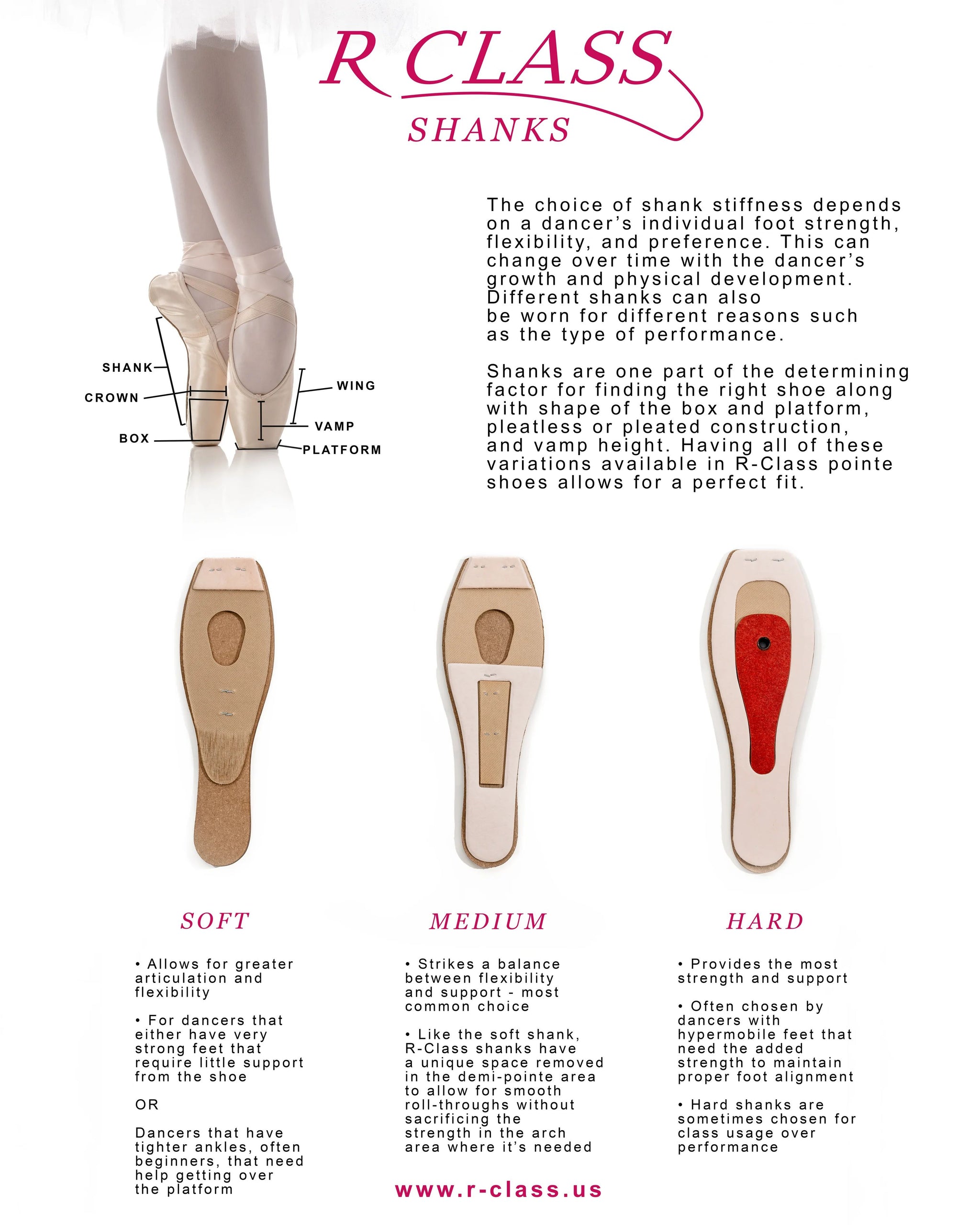 BRILLANTE RC20 Pointe Shoe by R Class Metronome Dancewear