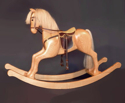 Wohnstuecke Maple Wooden Rocking Horse