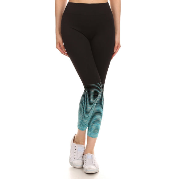 Women's Ombre Stripe Active Pants ACT826002 by Yelete