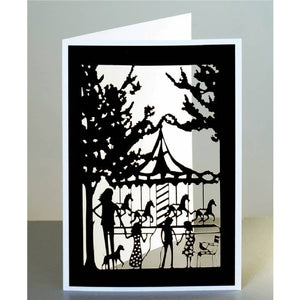 Laser Cut Shadywood Card