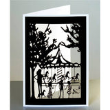Laser Cut Shadywood Card