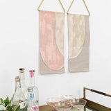 Pez Pink and Natural Oyster Wall Hanging by Conejo & Co.