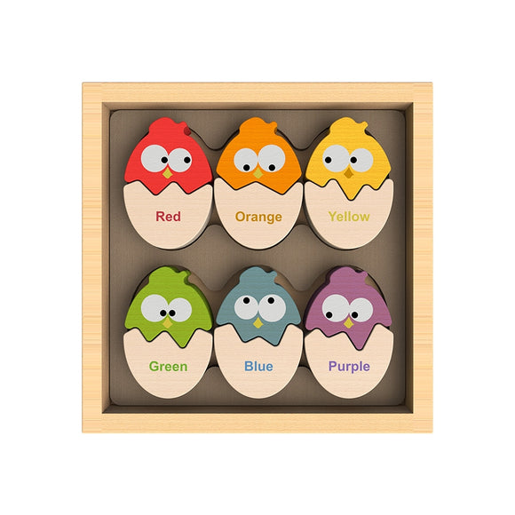 Color 'N Eggs Bilingual Matching Puzzle by Begin Again