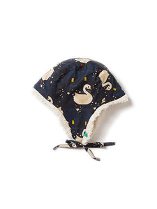 Night Swimming Sherpa Hat by Little Green Radicals