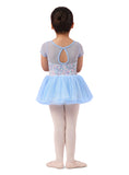 Floral Cap Sleeve Tutu Leotard M1554C by Mirella