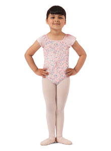 Floral Frill Sleeve Tutu Leotard M1556C by Mirella