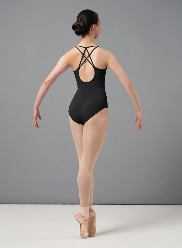 Chevron Ribbed Cami Leotard M2183LM by Mirella