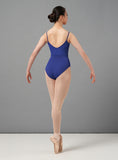 Chevron Ribbed Cami Leotard M4043LM by Mirella