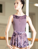 Velour Vintage Plum Leotard by Danse de Paris
