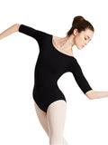 Boat Neck 3/4 Sleeve Leotard TB243W by Capezio