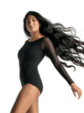 Strappy Back Long Sleeve Leotard MC832W by Capezio