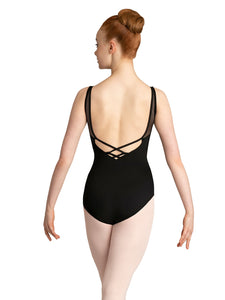 Meryl V Neck Tank Leo MC829W by Capezio