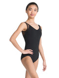 Meryl V Neck Tank Leo MC829W by Capezio