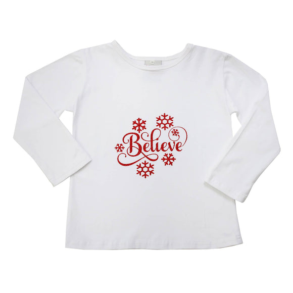 Believe Long Sleeve Tee from Sparkle Sisters