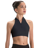 Zip Front Halter Strap Bra Top Style 3045 by Motionwear