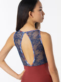 Harvest Leaves Empire Jewel Neck Leo by Suffolk