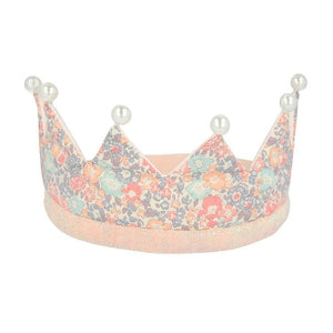 Floral and Pearl Party Crown by Meri Meri