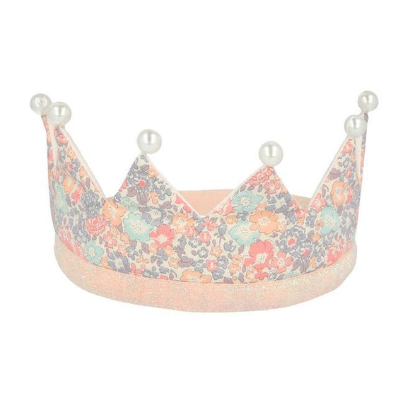 Floral and Pearl Party Crown by Meri Meri