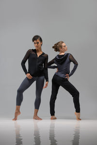Midori Zippered Hoodie by Ballet Rosa