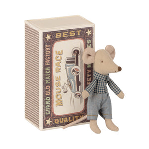 Little Brother Mouse in a Matchbox by Maileg