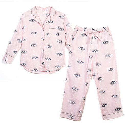 Eyes of the World Long Sleeve Adult Sleep Set